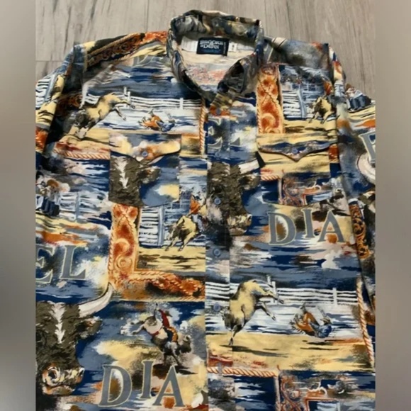 Vintage Mens' 90s Western Cowboy Brooks and Dunn - Picture 4 of 4